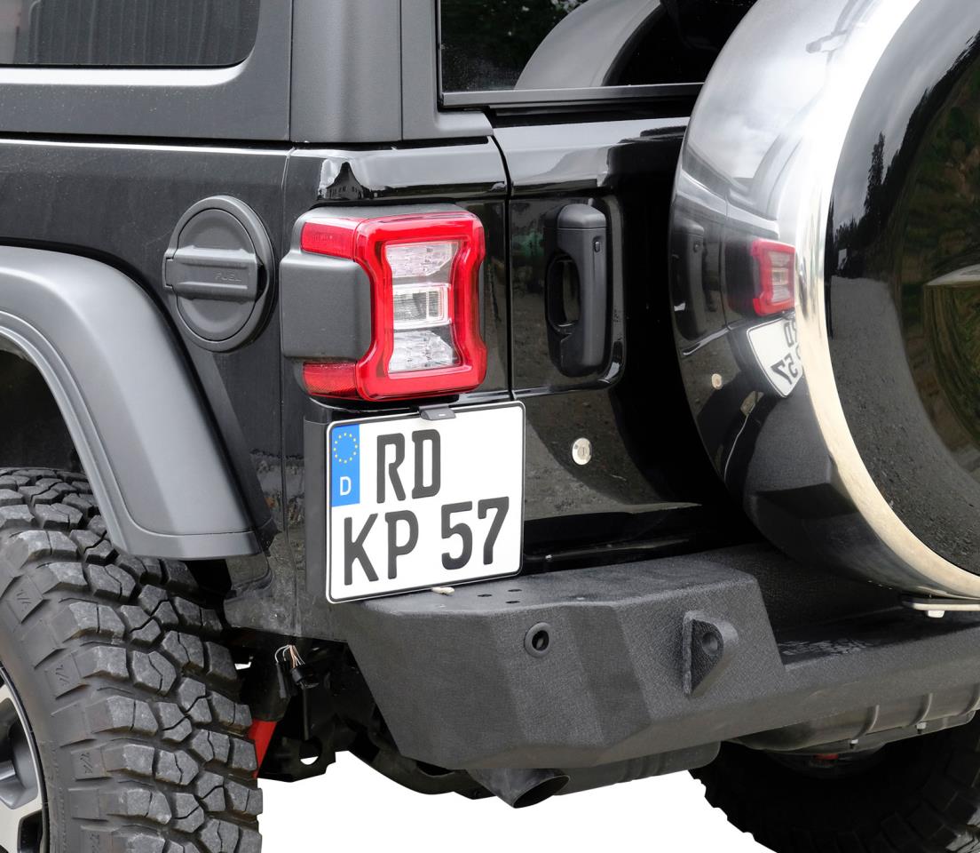 Side Licence Plate Holder suitable for Jeep Wrangler JL